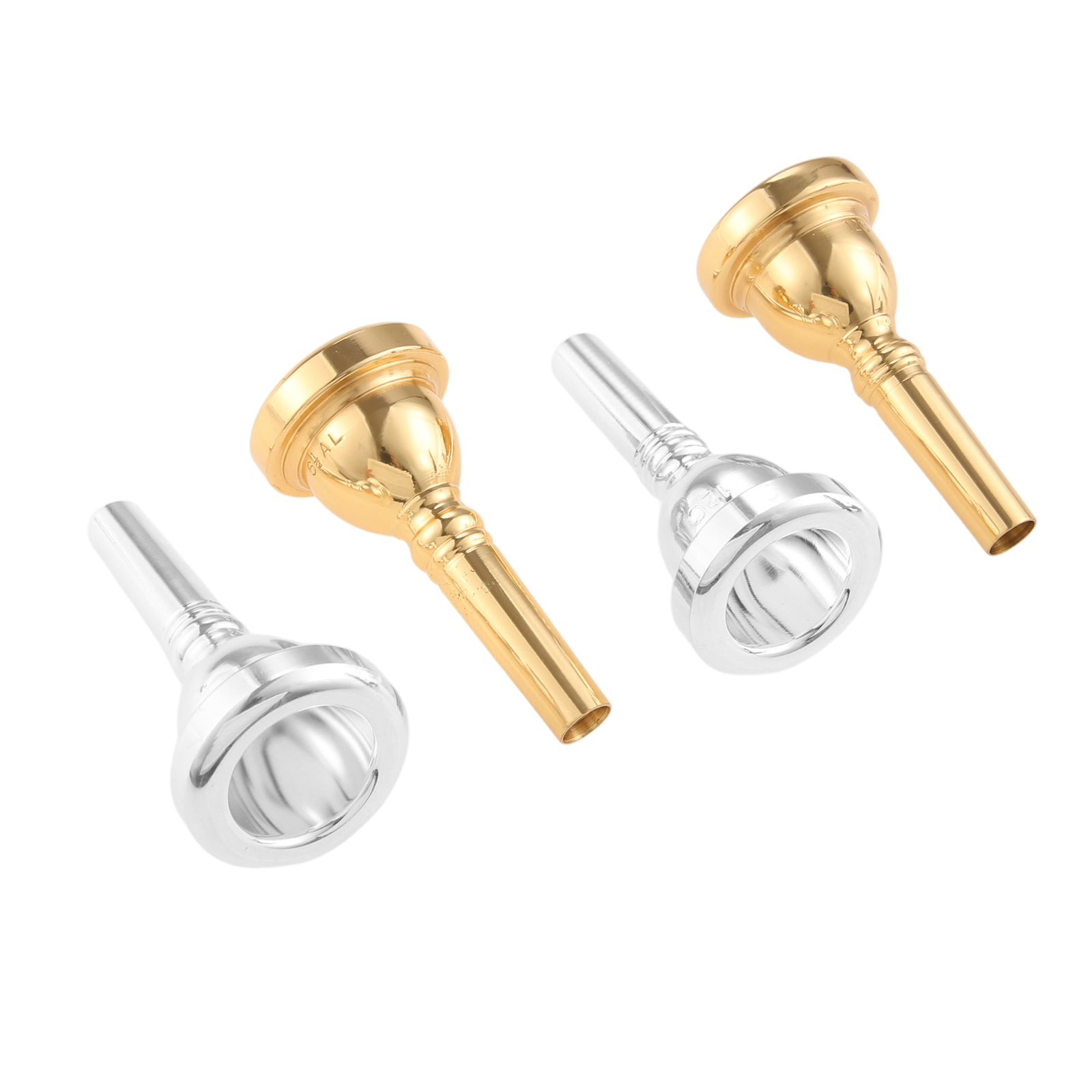 Trombone Mouthpiece - 1 Pezzo Bocchino per Trombone Argento/Oro