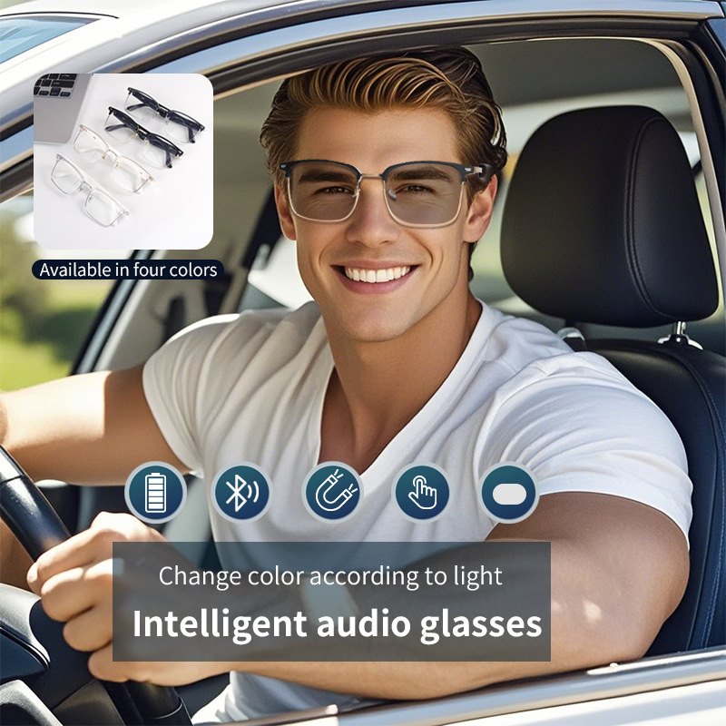 Audio Music Light - Occhiali da sole Bluetooth con lenti