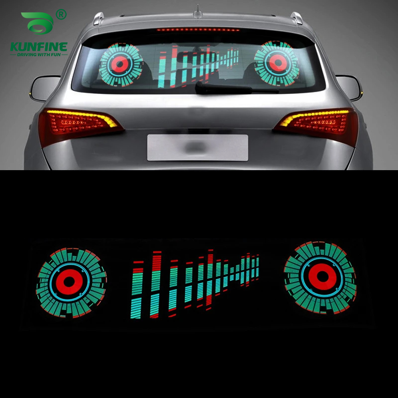 Audio Music Light - Parabrezza per auto LED Equalizzatore attivato