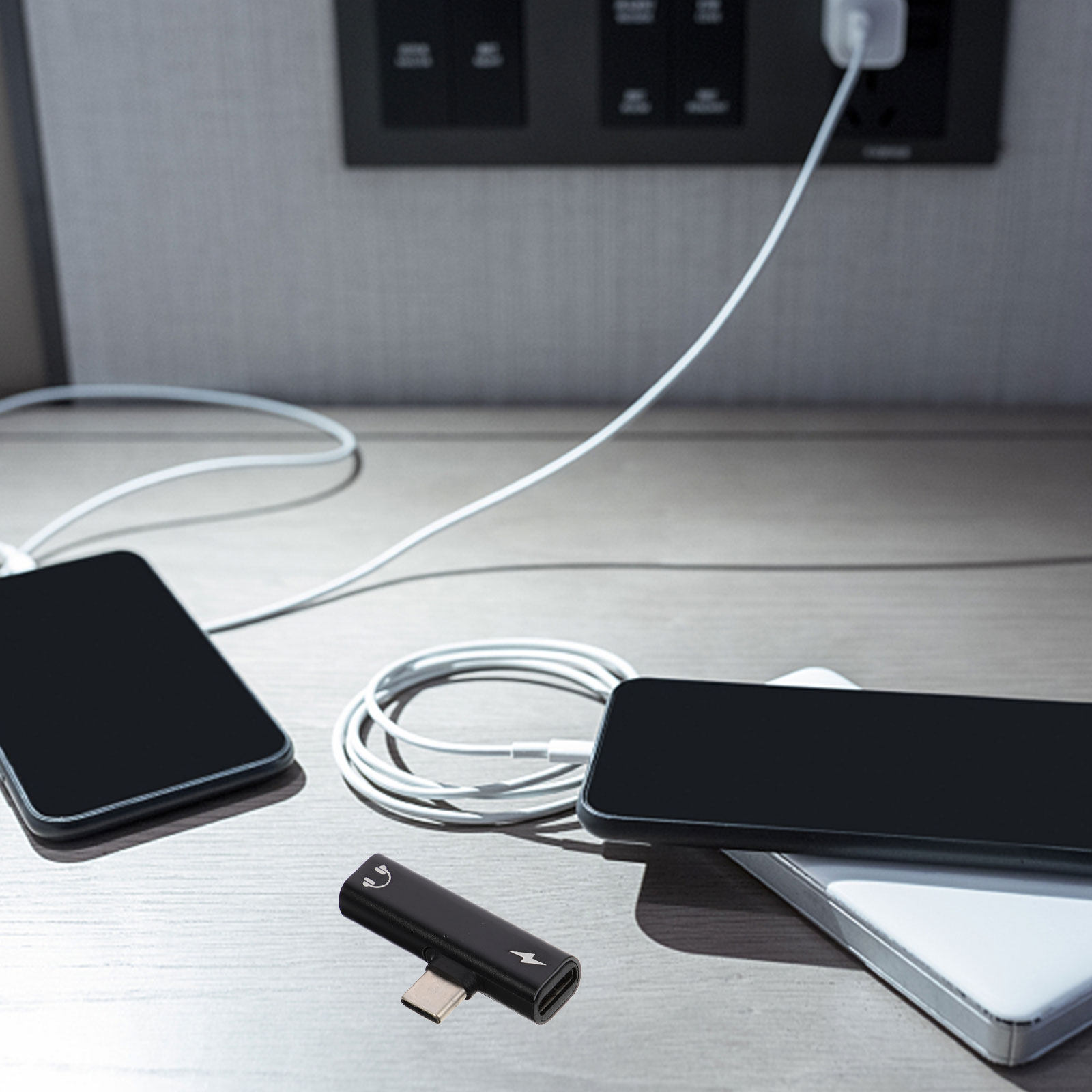 Audio Music Store - Adattatore Type-C con Jack Audio, Convertitore
