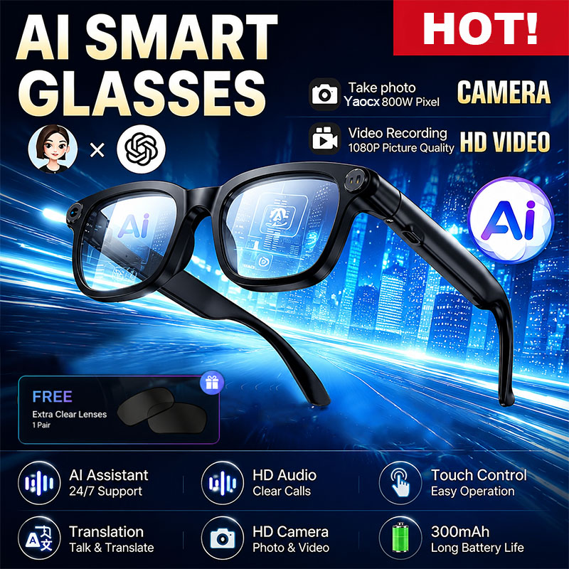 Audio Music To Video Ai Free - Nuovi Occhiali Smart AI con Fotocamera