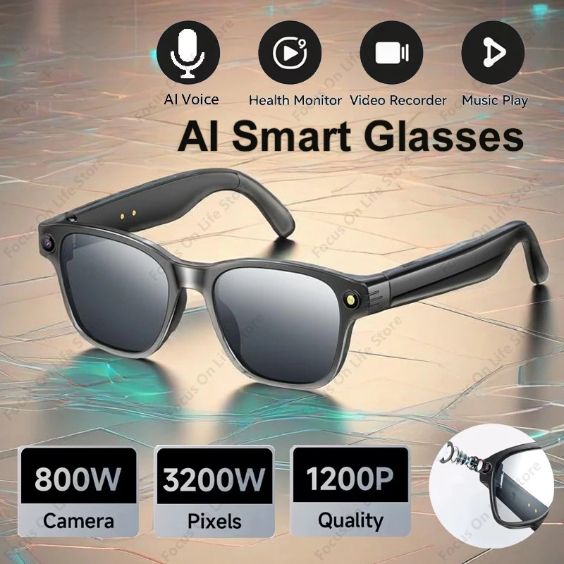 Audio Music To Video Ai Free - Occhiali Smart AI con Fotocamera da