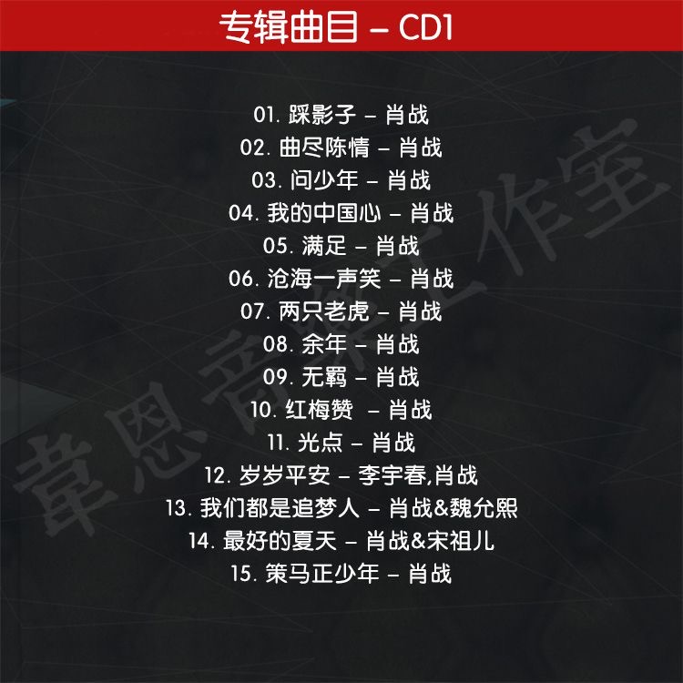 3 CD/Set Xiao Zhan Album Music - Audio Music Live recensione e prezzo