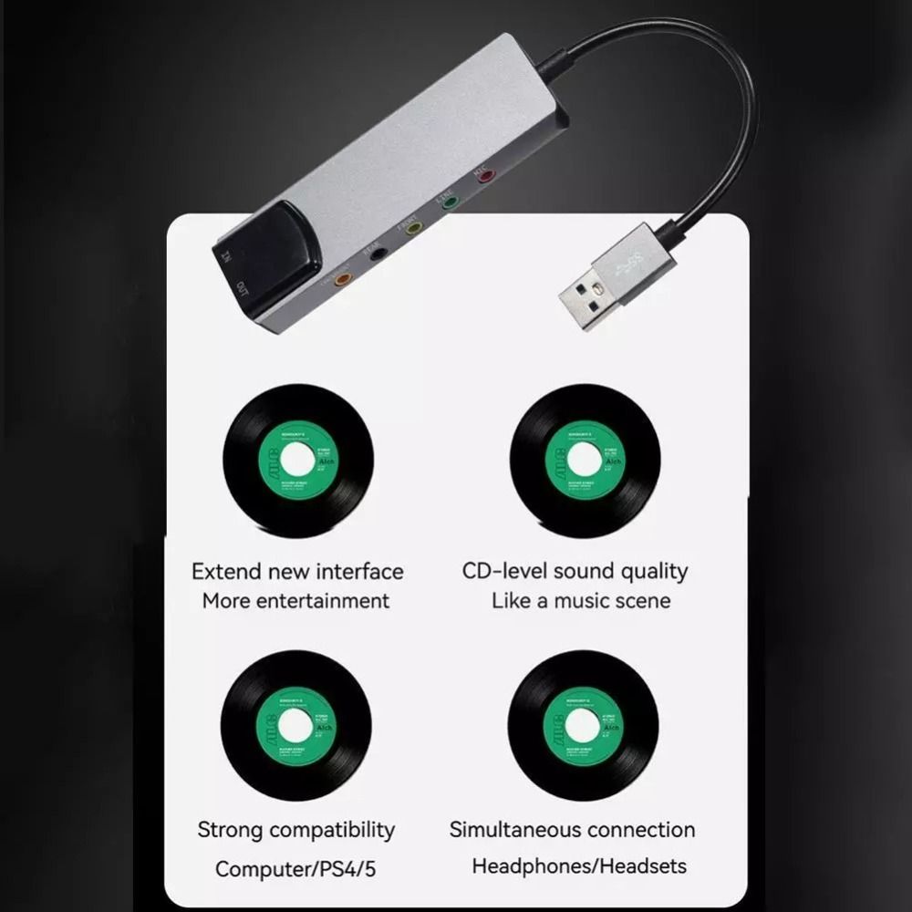 Nuova scheda audio USB 7.1 a 5 - Audio Music Live recensione e prezzo