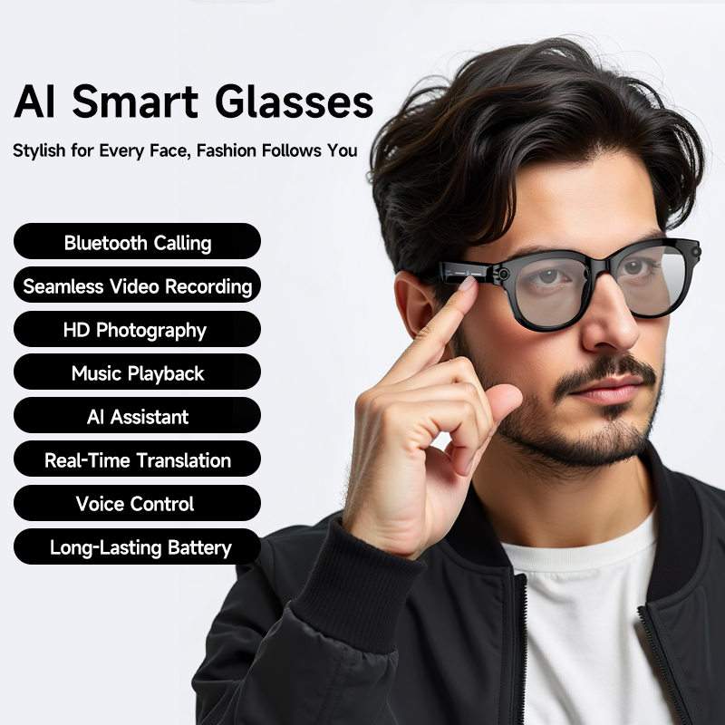 Occhiali Smart AI Lenovo 8K HD - Audio Music To Video Ai Free recensione e prezzo