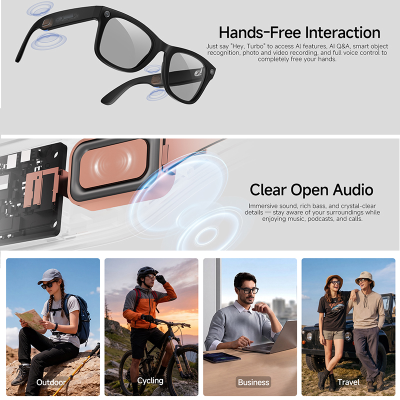 Nuovi Occhiali Smart AI 2026 c - Audio Music To Video Ai Free recensione e prezzo