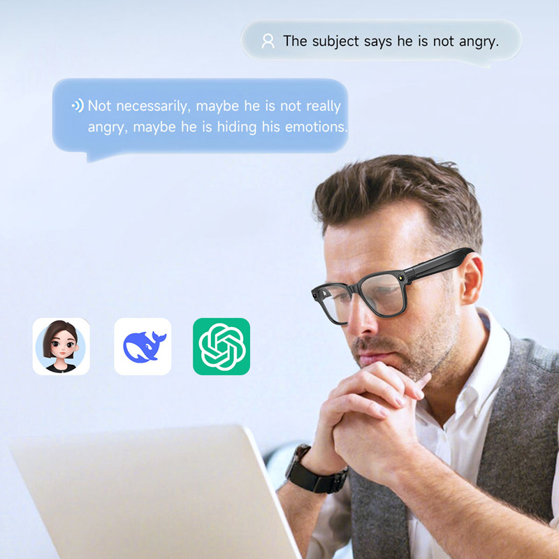 Occhiali Smart AI con Fotocame - Audio Music To Video Ai Free recensione e prezzo