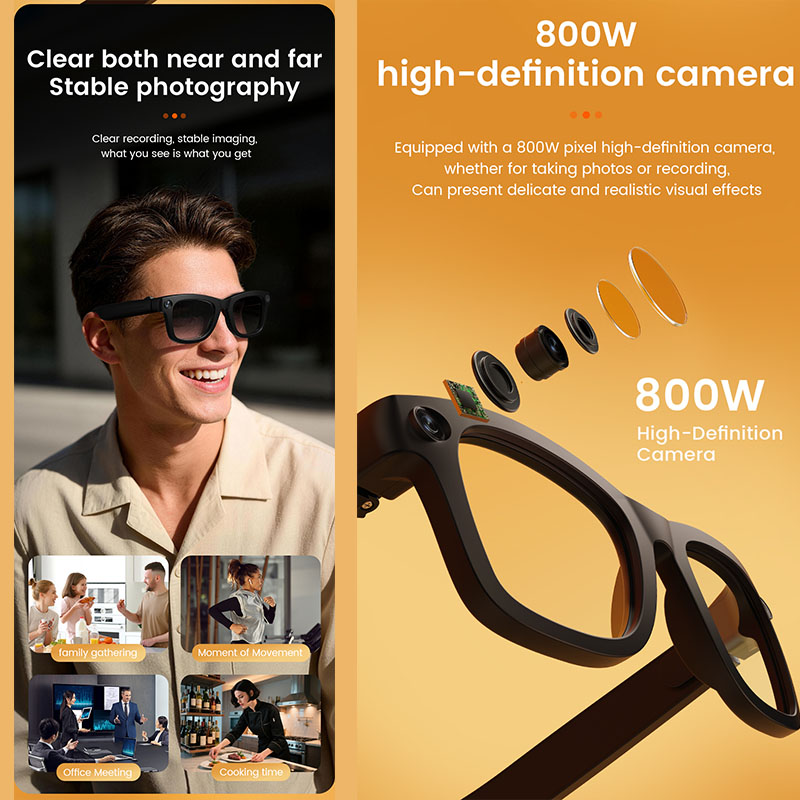Occhiali Smart AI con Fotocame - Audio Music To Video Ai Free recensione e prezzo