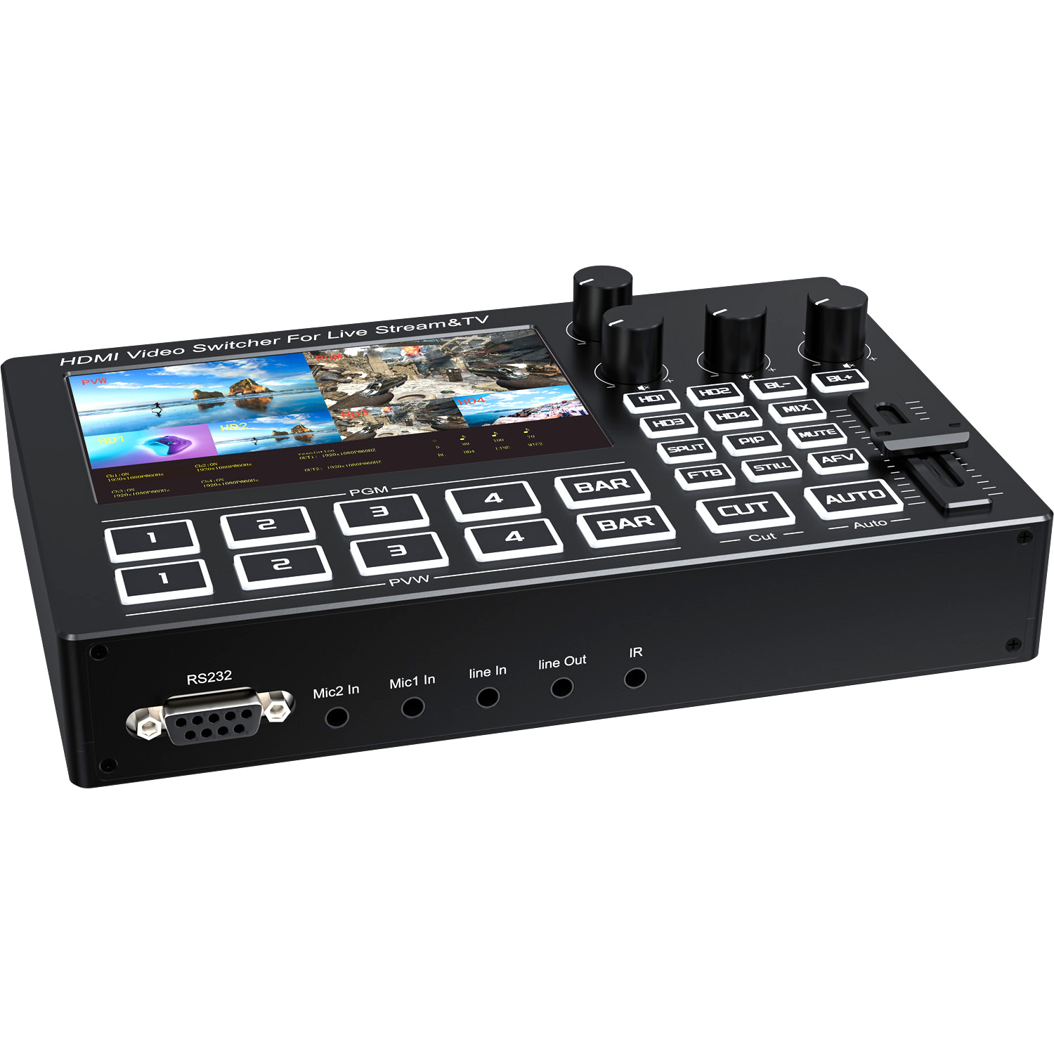 Mixer Video HDMI 4 Canali 1080 - Audio Music Live recensione e prezzo