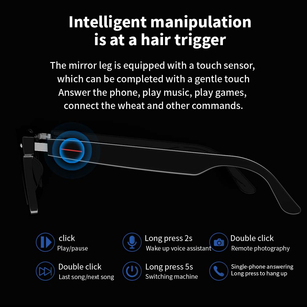 Occhiali intelligenti SENBONO  - Audio Music Light recensione e prezzo